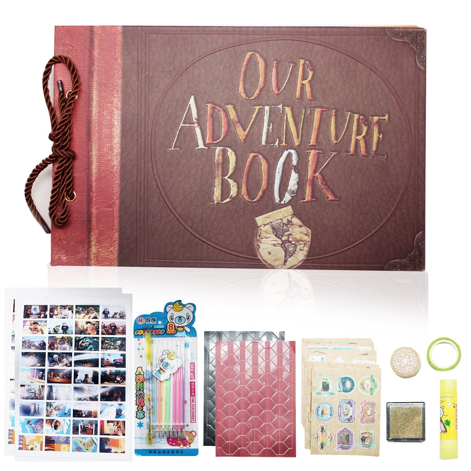 Agent T Our Adventure Book Scrapbook Handmade Pixar Up Photo Album Wedding Guest Book Home Kitchen Home Accessories Cate Org