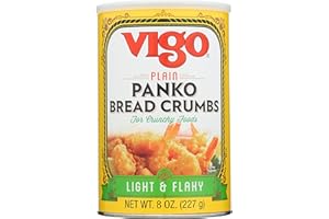 Vigo Breadcrumb Panko Plain, 8 oz (Packaging May Vary)