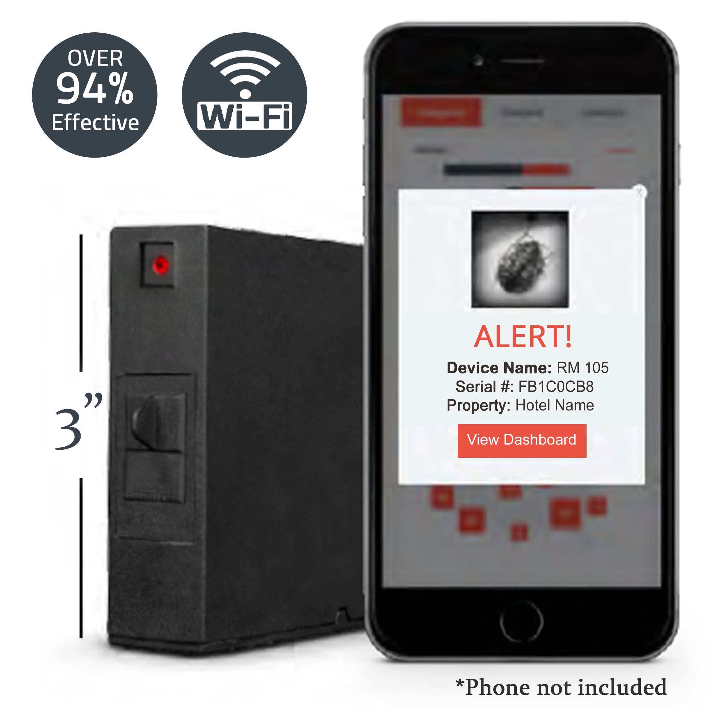 Buy Bed Bug Trap & Detector from Delta Five, Electronic D5r6 Bed Bug