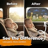 CARAMAZ Car Window Shades for Baby 51x31 cm Pack of 2 UV Protection view 2
