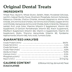 Greenies Original Regular Dental Dog Treats, 3