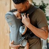 Nuby Newborn Baby Carrier Ergonomic 3-in-1 Dark Grey Lightweight view 6