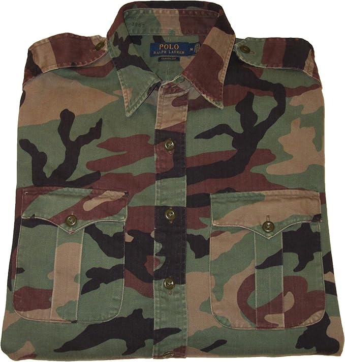 ralph lauren camo oxford