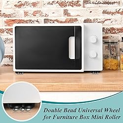 Honoson 24 Pcs Self Adhesive Caster Wheels