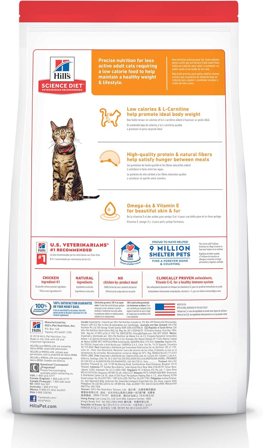 science diet adult light cat food