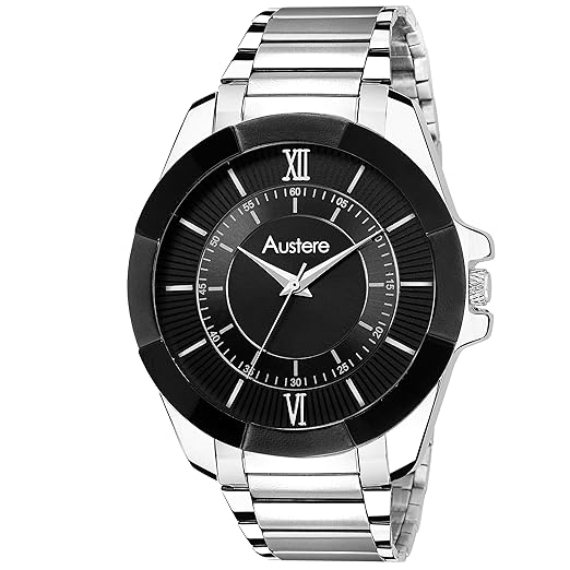Monochrome Analog Black Dial Womens Watch - 6078SM06