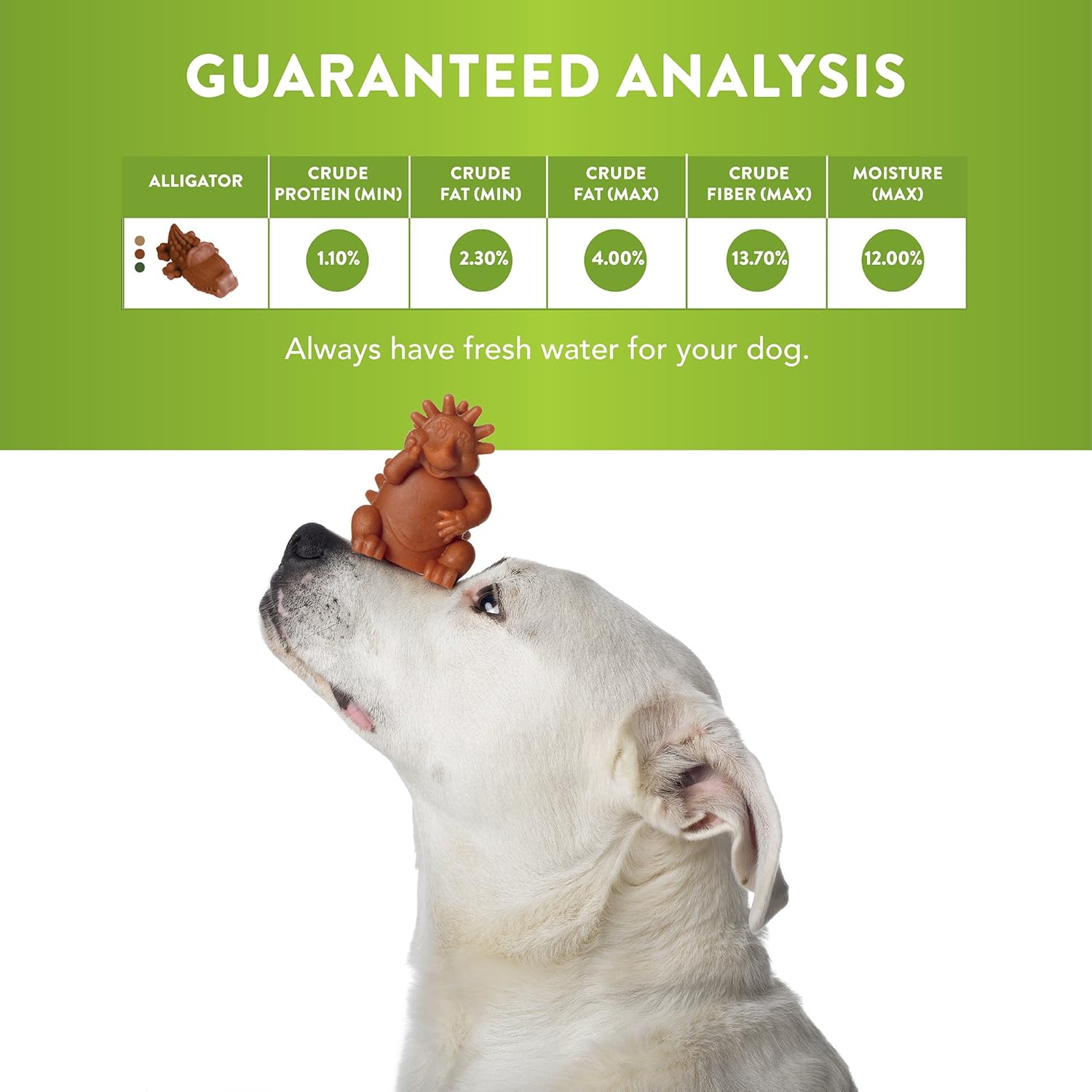 WHIMZEES by Wellness Alligator Natural Dental Chews for Dogs Long Lasting Treats, Grain-Free, Freshens Breath, Small Breed, 24 count - Image 5