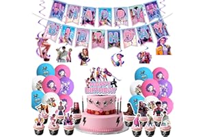 GENERIC Party Decoration Kit, Movie-Themed Birthday Party Banners, Balloons, Cake Hats, And Other Party Decorations (Style 3)