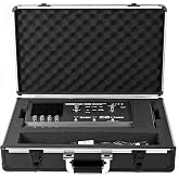 ANALOG CASES Boss GX-100 Case - Ultra-Lightweight UNISON Hard Case | Ultra-Lightweight and Durable Aluminum Case, Die-Cut Foam Padded Interior With Cable Storage Space, Comfortable Padded Handle