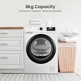 Hisense 60cm Freestanding Heatpump Tumble Dryer 8kg Front Load view 3