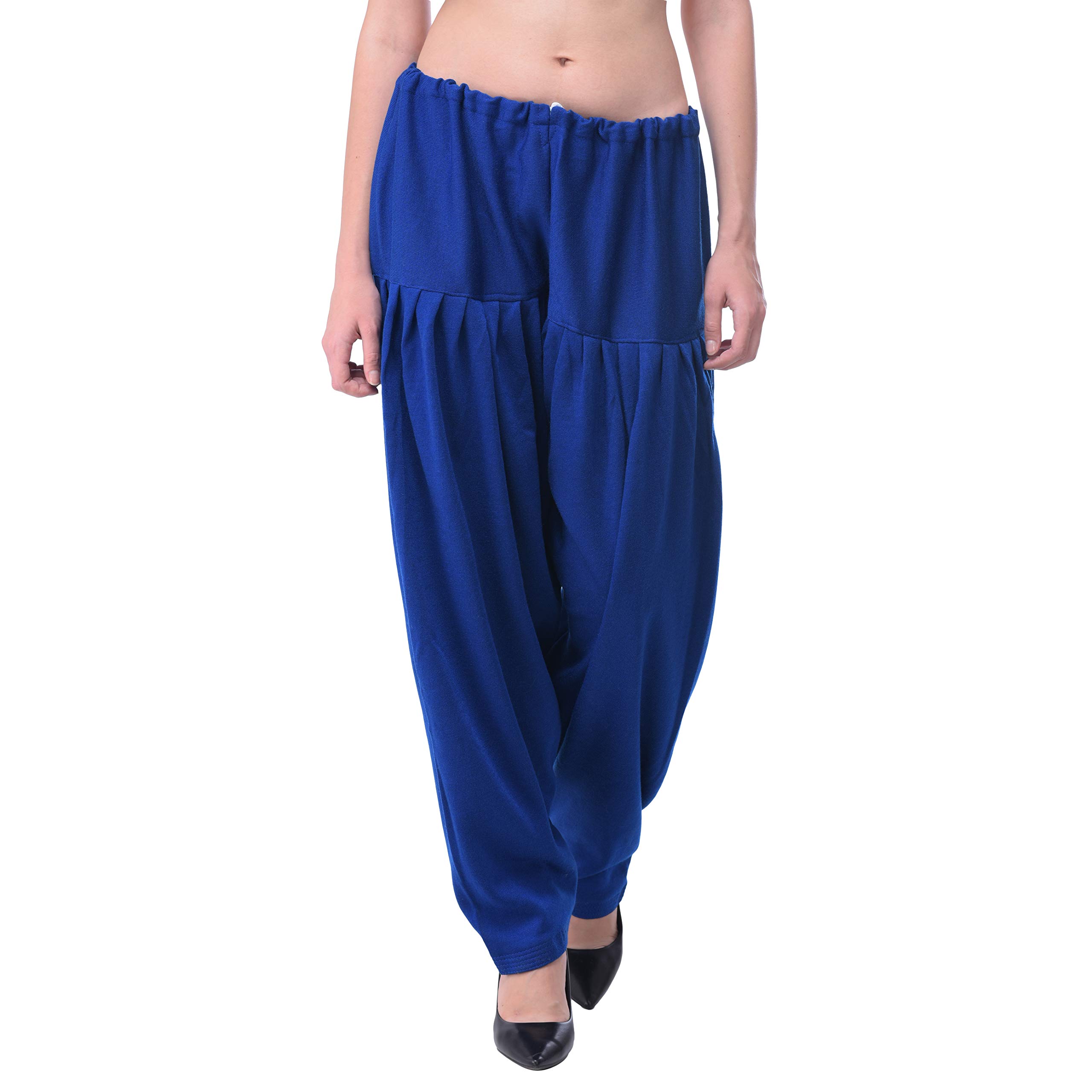 TRIFON Women's Winter Wear Pure Woolen Full Patiala Salwar|Dhoti|Plazo|Pants_Size-Small to 2XLarge