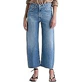 AG Jeans Women's Hattie High Rise Crop Barrel, 17 Years Divergent, 33
