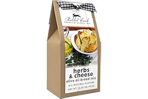 Rabbit Creek Olive Oil Bread Mix Herbs and Cheese – Bread Baking Mix, Easy To Make, Ready in 1 Hour