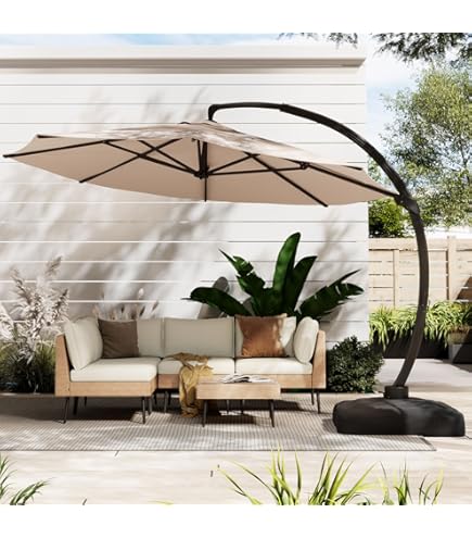 heavy duty aluminum round patio tilt umbrella Outdoor Large Offset Umbrella, Offset With 360°Rotation, Offset Cantilever UmbrellaS With Base Included : Patio, Lawn & Garden Loungefly Adventure Time Princess or entertaining Color:Shadow Gray Harrison smith signed Notre Dame Jersey