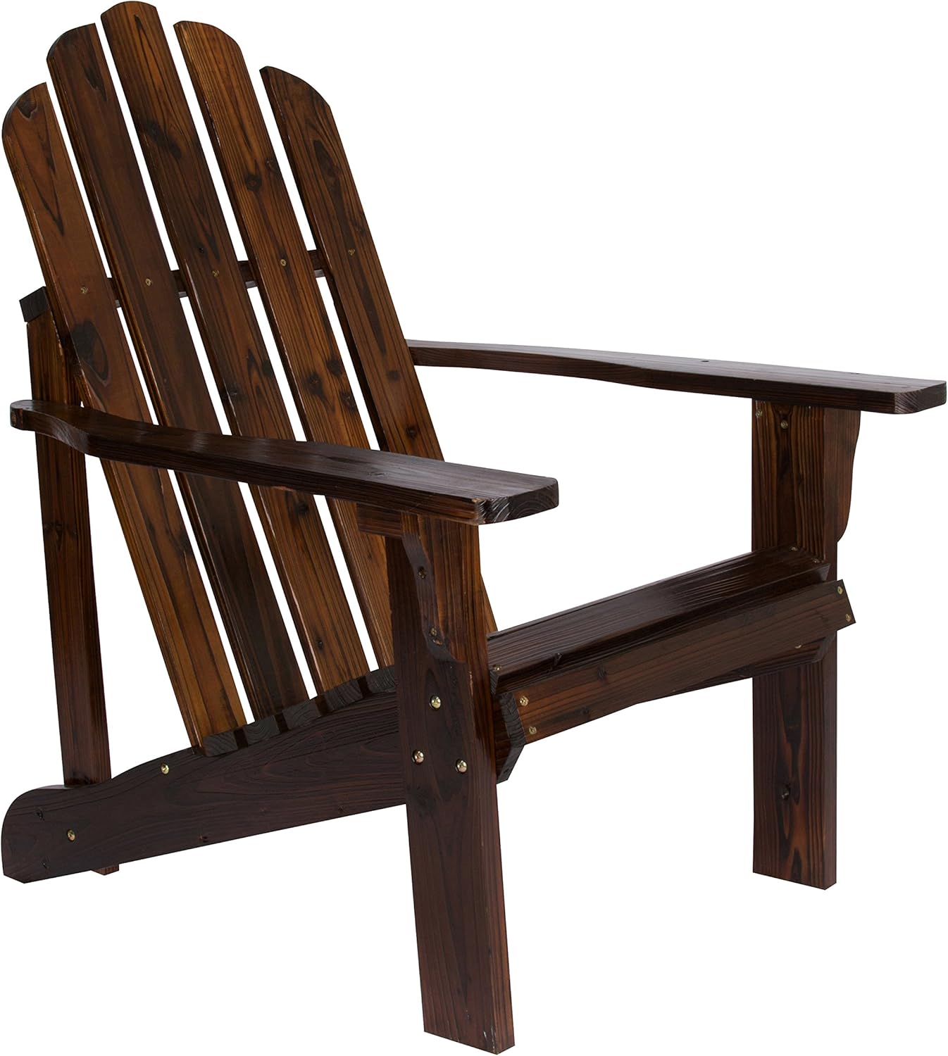 Shine Company Inc. 4618BB Marina Adirondack Chair, Burnt Brown : Adirondack Chair Resin : Garden & Outdoor