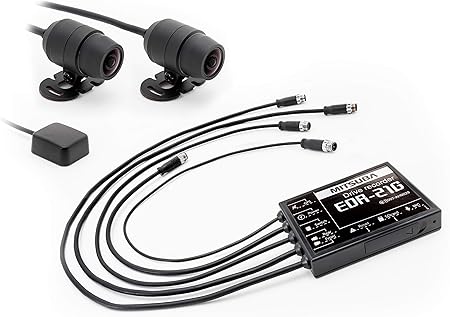 Amazon ミツバサンコーワ 二輪車用ドライブレコーダー 2カメラ Gps Edr 21g 車 バイク 車 バイク