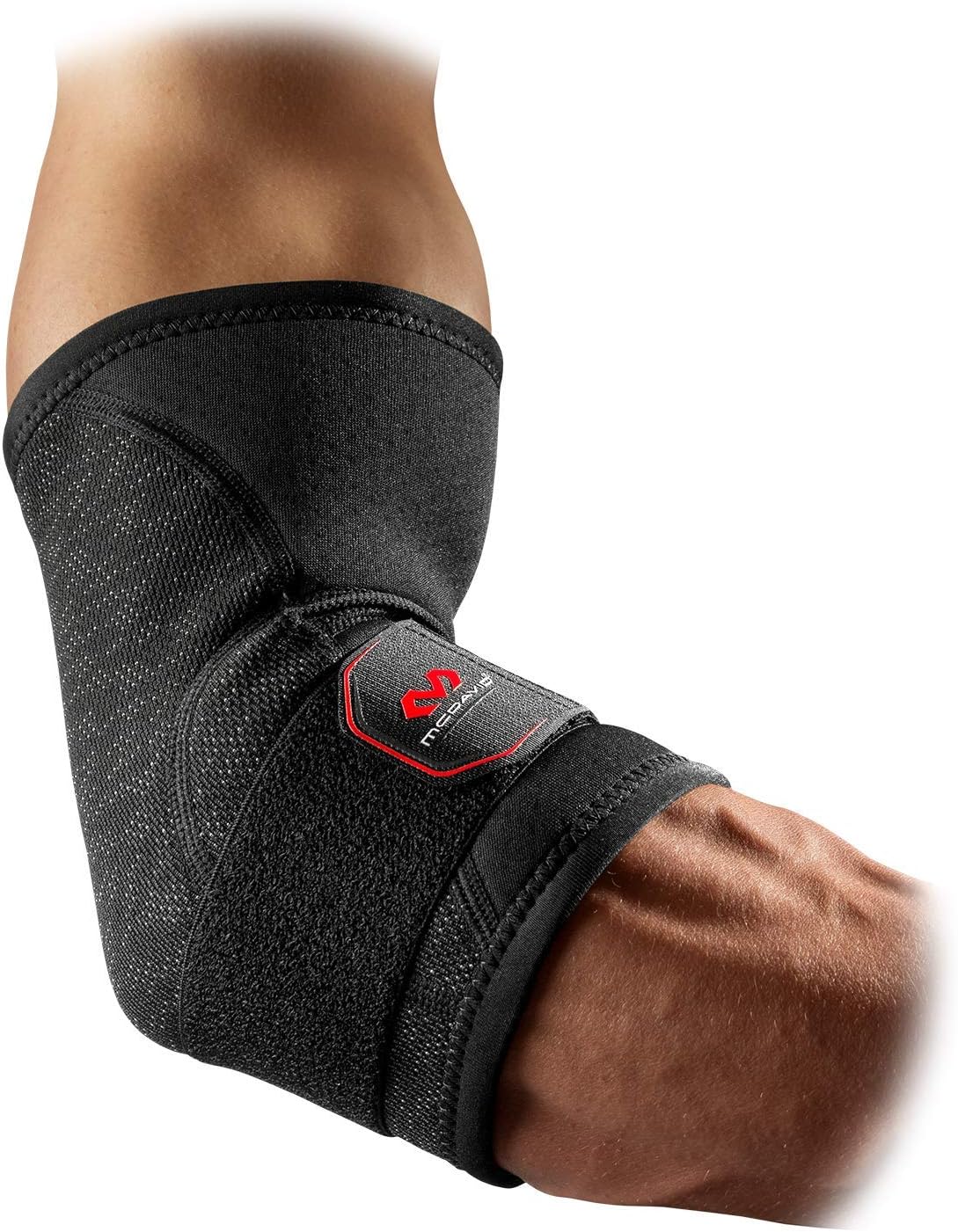 McDavid HyperBlend Elbow Sleeve + Adjustable Strap for Joint Pain Relief, Tendonitis, Arthritis, Bursitis, Tennis or Golf Elbow, Stability, Recovery, and More. for Men and Women. Neoprene/Knit Blend : Sports & Outdoors