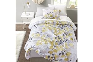 Madison Park Bed in A Bag – Couette douillette au design décontracté tendance avec poche latérale, housse toutes saisons, tai