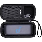 LTGEM Portable Speaker Case Compatible with Anker Soundcore Select 3 / Soundcore Select 2S / Soundcore Motion 100 Portable Speaker, Black (Case Only)