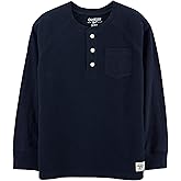 OSHKOSH B'GOSH boys Thermal Pocket Henley
