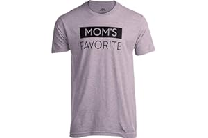 ANN ARBOR T-SHIRT CO. Mom's Favorite | Funny Son Brother Sibling Joke Mother's Day Holiday Family Humor T-Shirt for Men