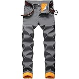 flannel lined skinny jeans mens