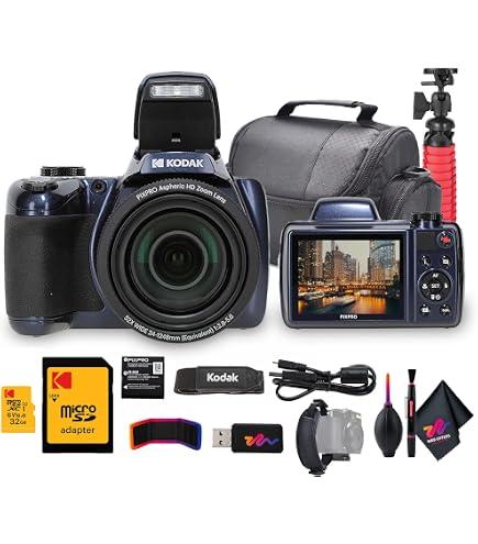 Amazon.com : Kodak PIXPRO AZ528 16MP Vlogging Digital Camera +