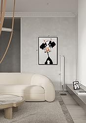 Modern Animal Pop Art - Framed - Mean Cow Canvas