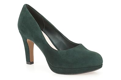 clarks heels green