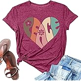 Peace Love Shirts Women Hippie Soul Inspirational Vintage Short Sleeve Graphic Tees Tops