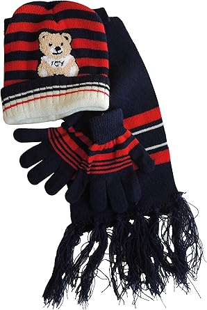 designer hat gloves and scarf set