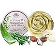 Organic ROSEMARY OIL ALOE VERA Conditioner Bar for Hair Growth, Refreshers, Moisturizing, and Hydrates | Herbal Solid Conditioner Bar with PEPPERMINT OIL, JOJOBA OIL, ARGAN OIL AND PANTHENOL