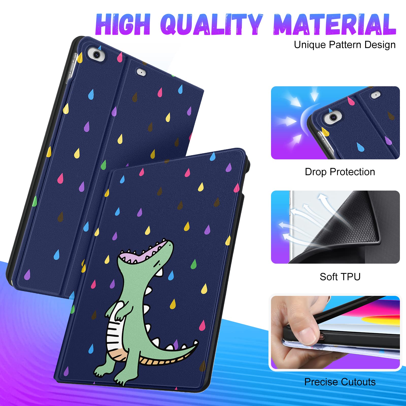 Trendy Fan for iPad Mini 5/4/3/2/1 (7.9 Inch) Case