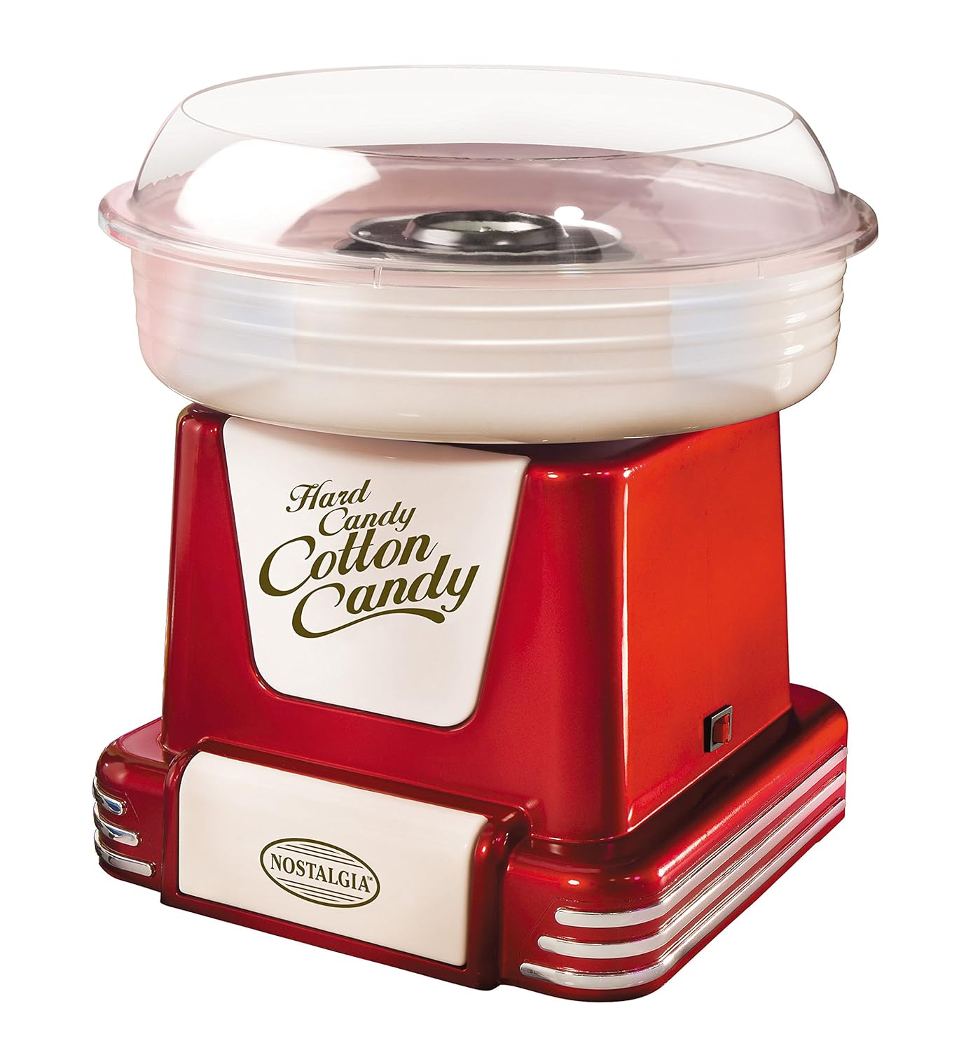 Nostalgia PCM805RETRORED Retro Series Hard & Sugar Free Candy Cotton