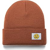 XMMAXFLOW Beanie for Women Men Double Layer Knit Winter Hats Soft Warm Cuffed Beanies Unisex Ski Hat