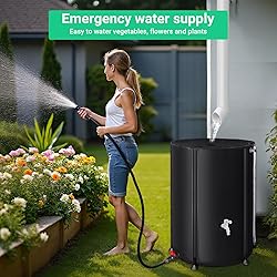 FAMIROSA 132 Gallon / 500L Collapsible Rain