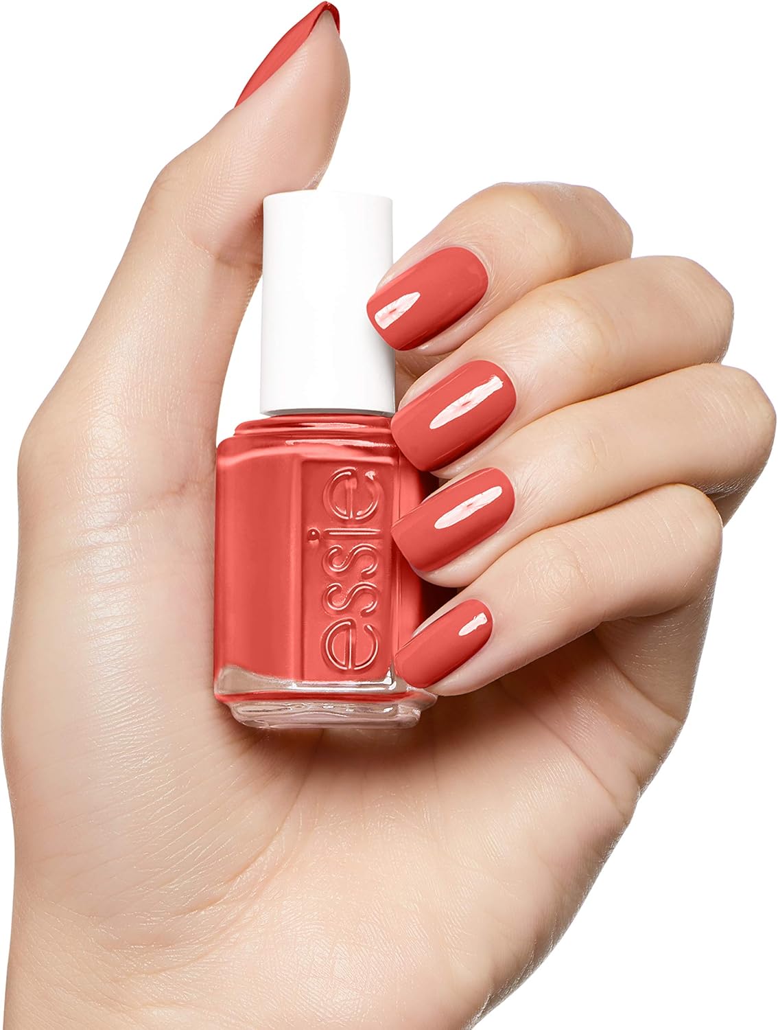 essie Original Nail Polish, Coral and Orange Shades, 70 Chubby Cheeks 13.5 ml - Image 4