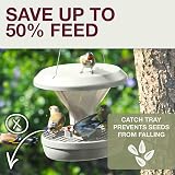 Swissinno Davos Bird Feeders Hanging Station Dual Chamber No Mess view 3