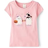 Gymboree Girls and Toddler All Holiday Embroidered Short Sleeve T-Shirt