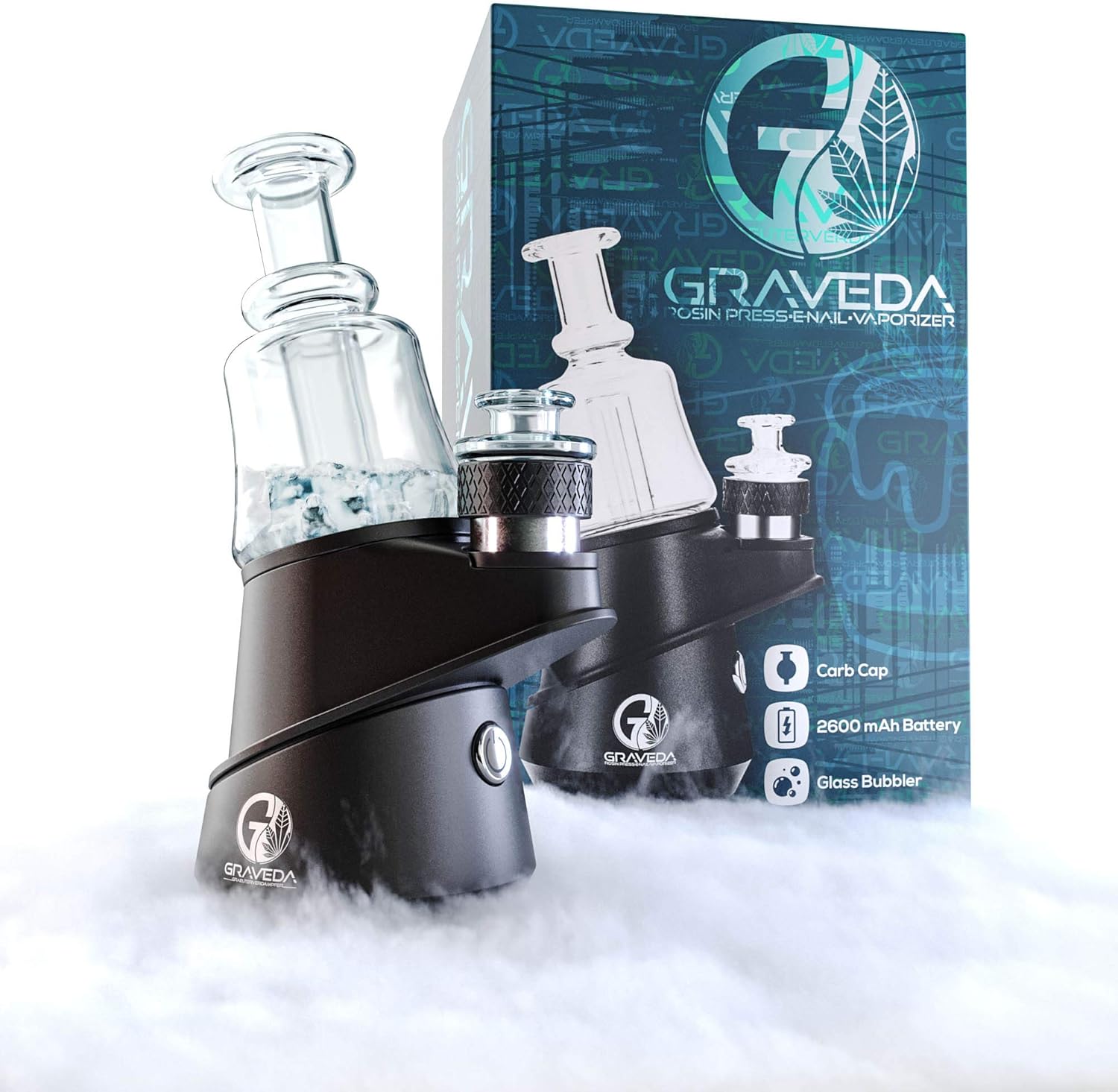 Graveda Erig Dabton Mobile ERig avec Embout en Verre Vaporiseur Dry