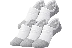 Gonii No Show Socks Womens Athletic Compression Running Low Cut Cushioned Socks 5 Pairs