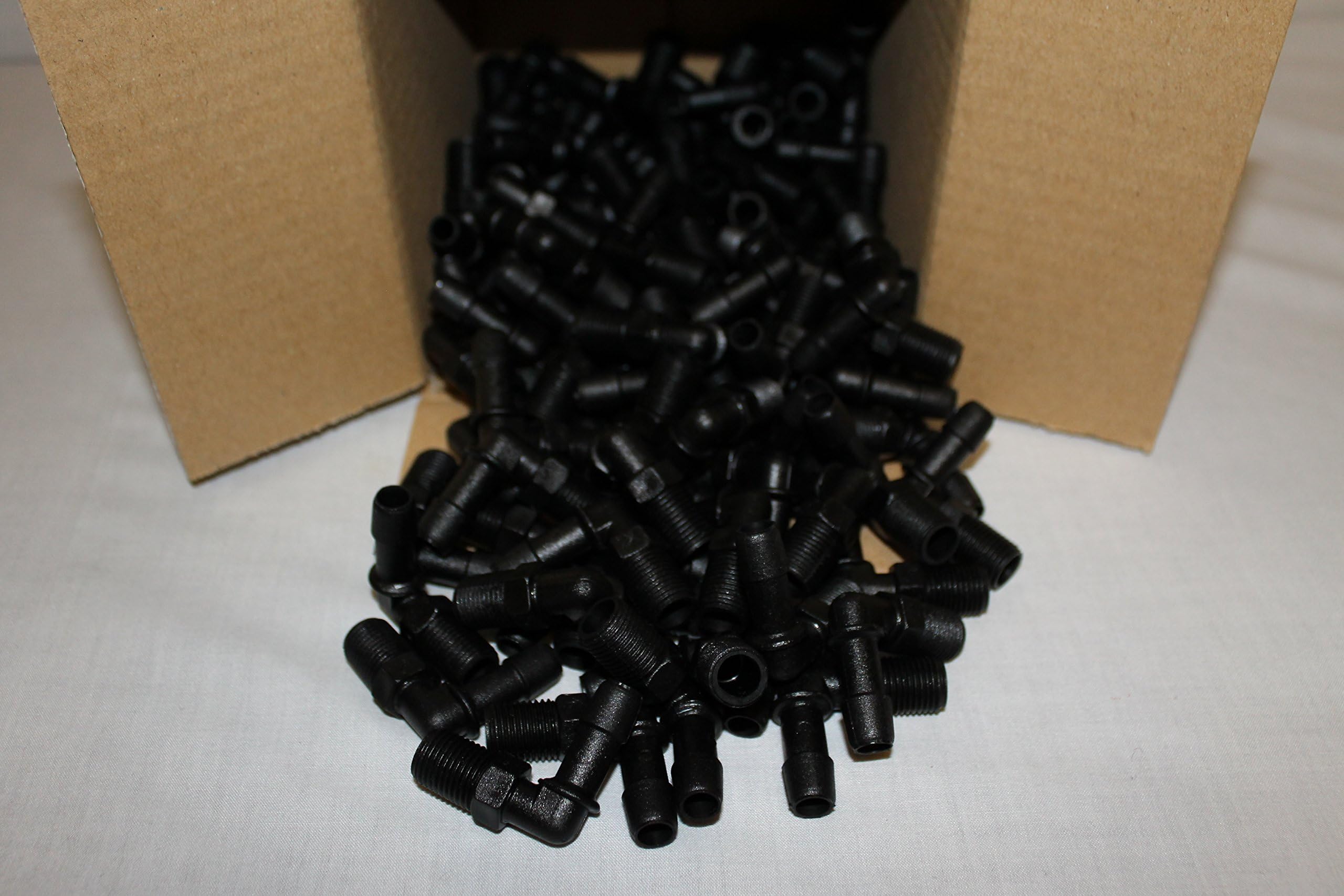 ABSOLUTENERGIES HHO Sale of 100 pcs. Package OGO Black Elbow NPT 1/4"G Pipe bar.