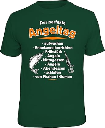Männer Geschenk T-Shirt für Angler und Fischer: Der perfekte Angeltag