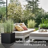 elho Vivo Next Square 40 Large Planter Indoor Outdoor 100% Recycled Plastic view 7