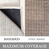 MAIYADUO 80x180 cm Rug Non Slip Mat Underlay Floor Protector view 4