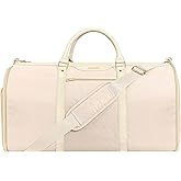 Ultimate 3-in-1 Garment Duffel Bag – Wrinkle-Free, Spacious 50L Capacity, Waterproof, Ideal for Business Trips & Weekend Getaways (Beige)