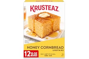 Krusteaz Honey Cornbread and Muffin Mix, 15 Ounce (Pack of 12)
