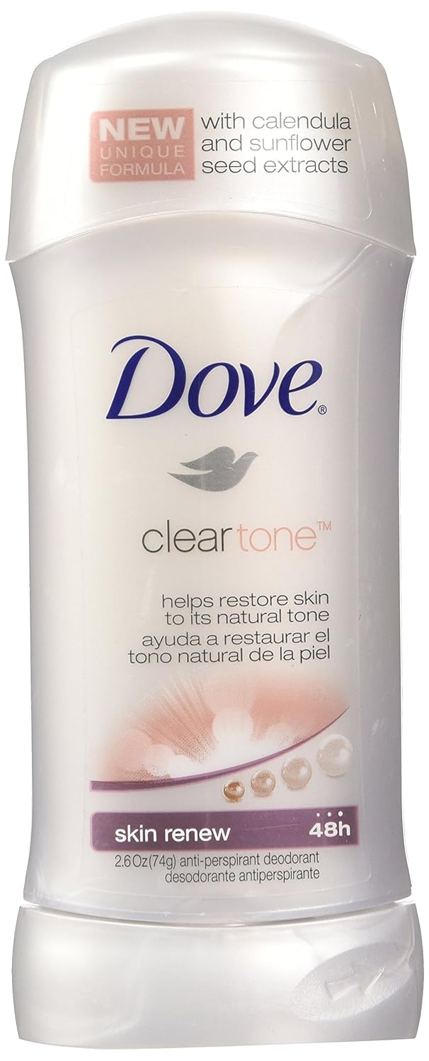 Dove Advanced Beauty Clear Tone AntiPerspirant Deodorant, Skin Renew, 2