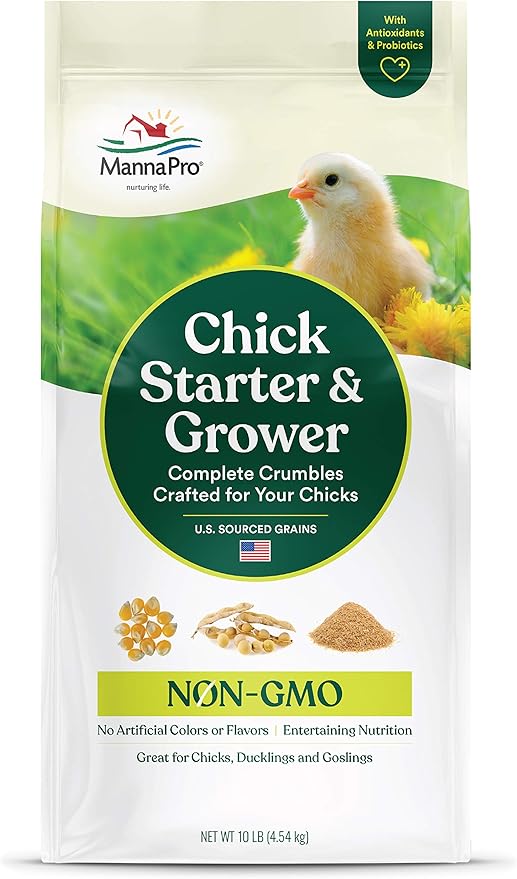 Amazon Com Manna Pro Chick Starter And Grower Non Gmo 10 Lb Pet Supplies