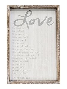 Adams&Co 11"x 16"x 1.5" wooden sign, brown and white- 19111